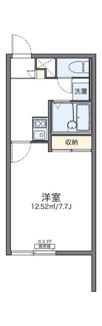 レオパレスガナール 間取り図