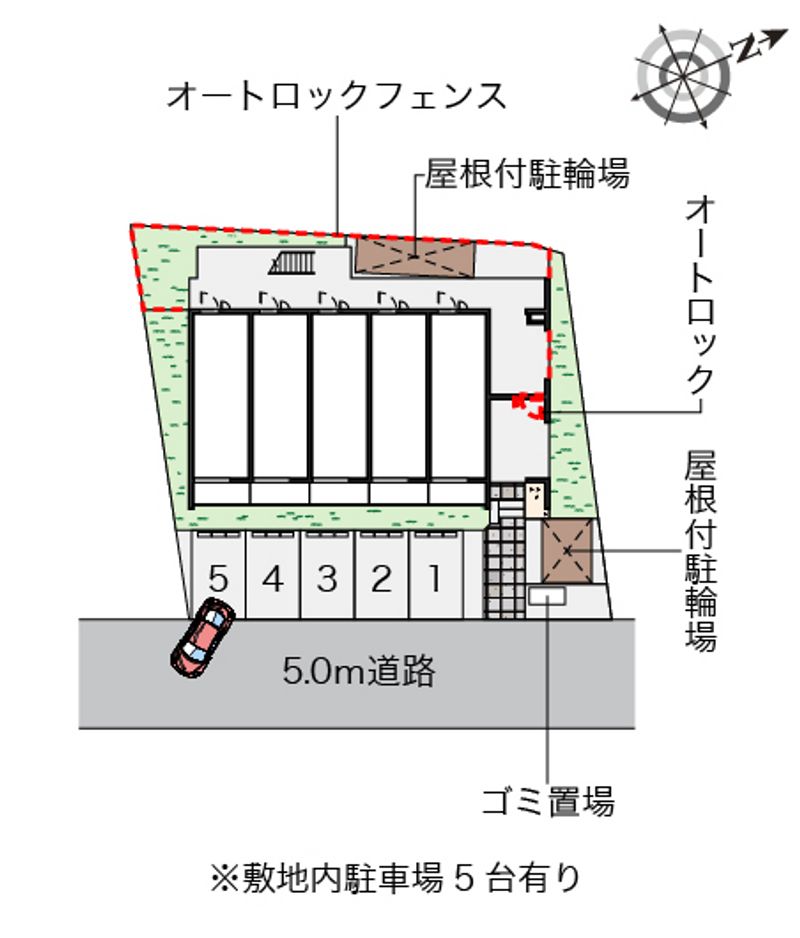 クレイノＭＩＲＡＩ 配置図