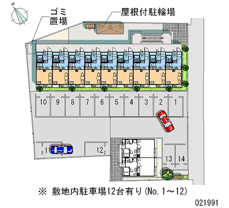 21991月租停車場