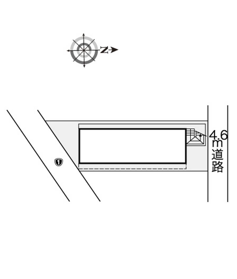 レオパレス光善寺第２ 配置図