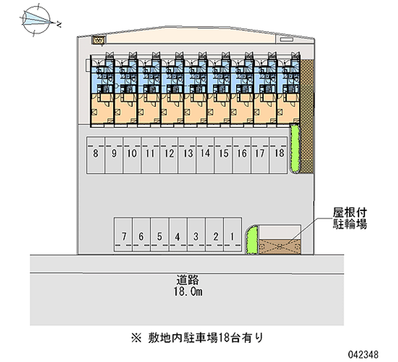 レオネクストＶＩＳＴＡⅢ 月極駐車場