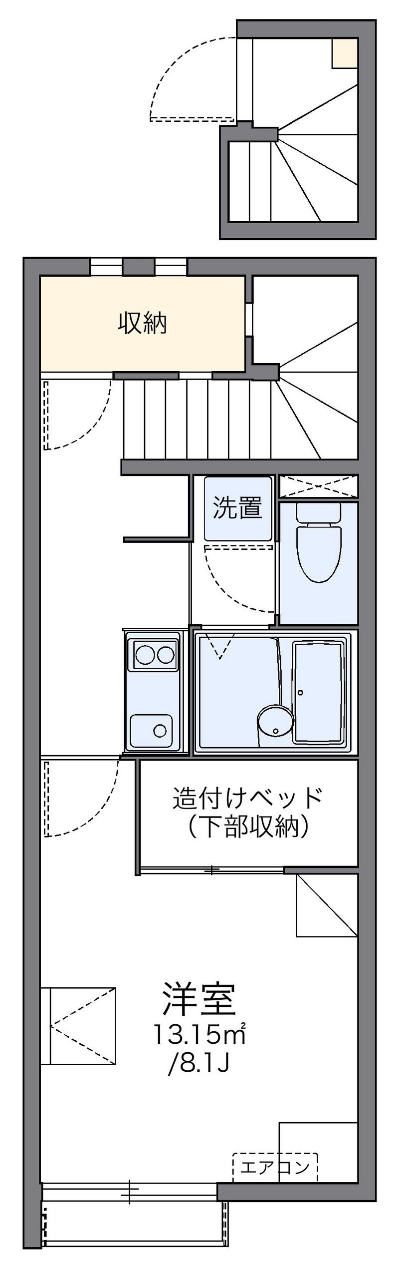 レオネクストながみね 間取図