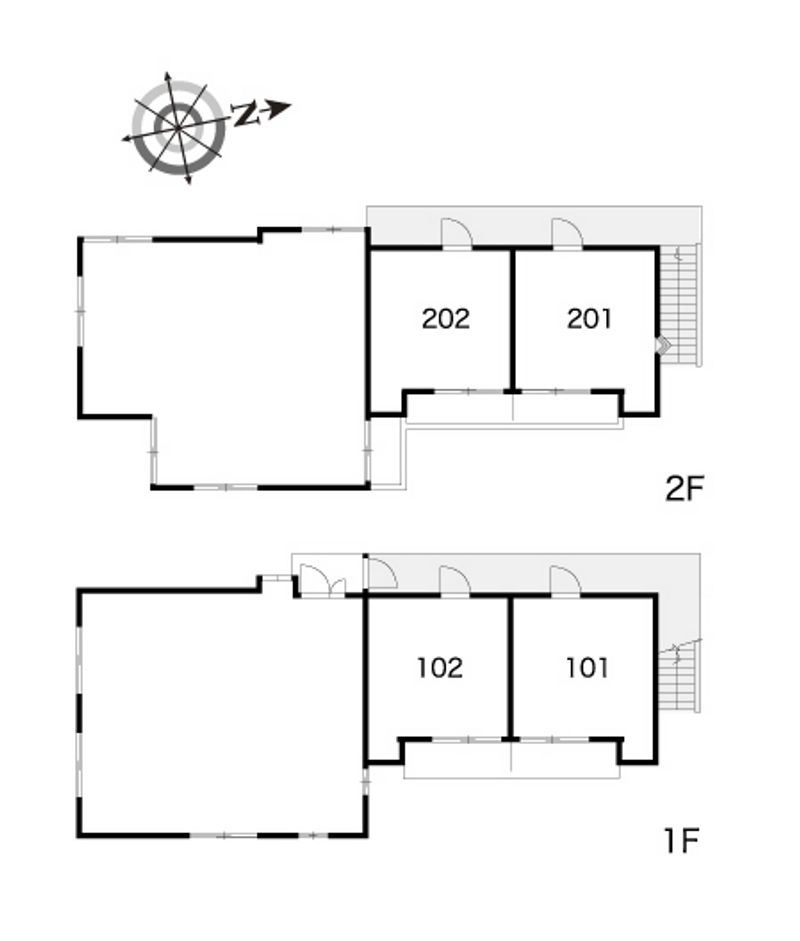 leopalace Kami Itabashi Bản vẽ sơ đồ bố trí nhà