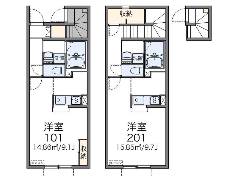 レオネクストハッシャバイ 間取図