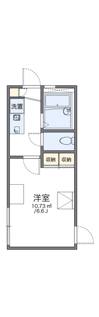 レオパレスフルール 間取り図