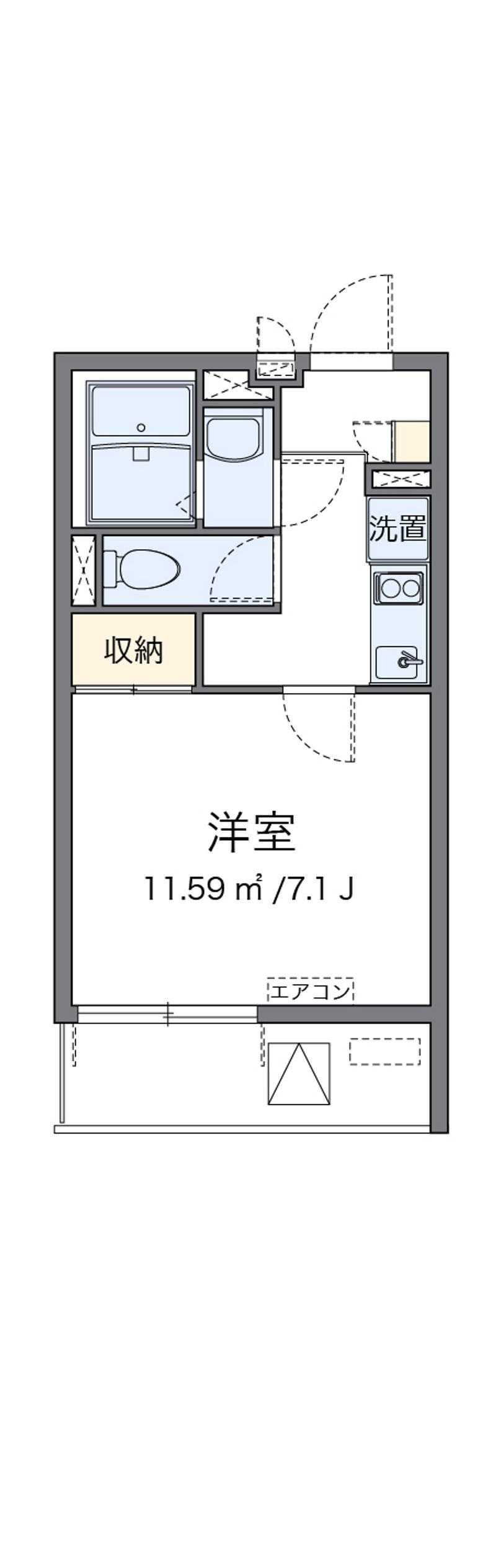 クレイノアンジュ鶴間 間取図