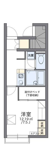 レオパレスブロードウィル 間取り図