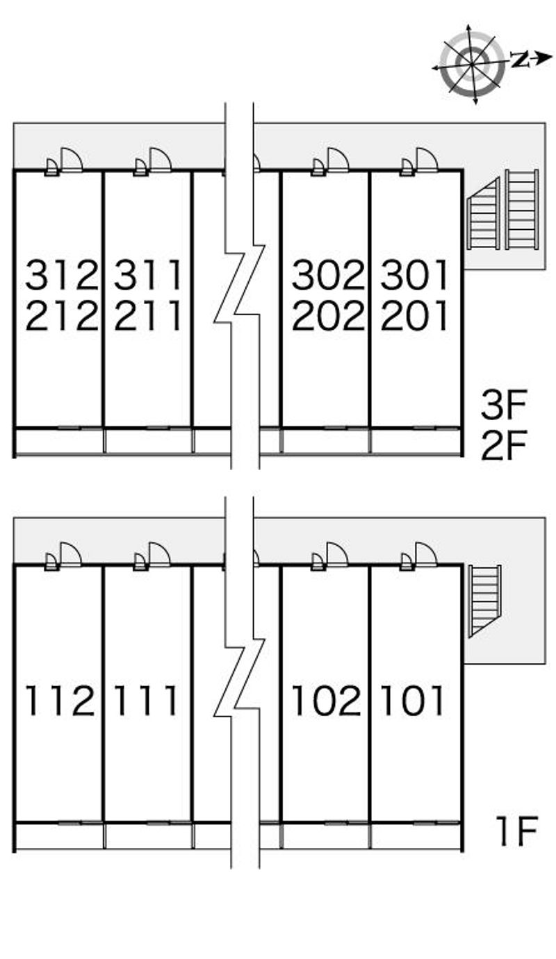 レオパレスＡｏｙａｍａⅡ 間取配置図