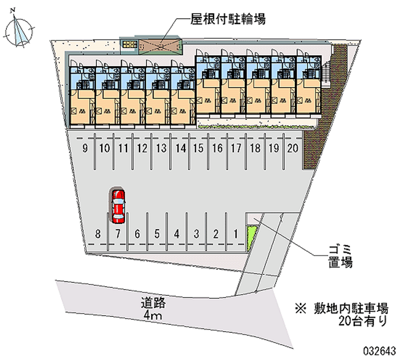 レオパレスＥＳＰＡＣＩＯ 月極駐車場