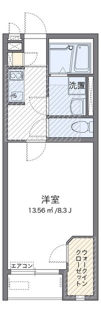 ミランダル　シエル　Ⅱ 間取り図