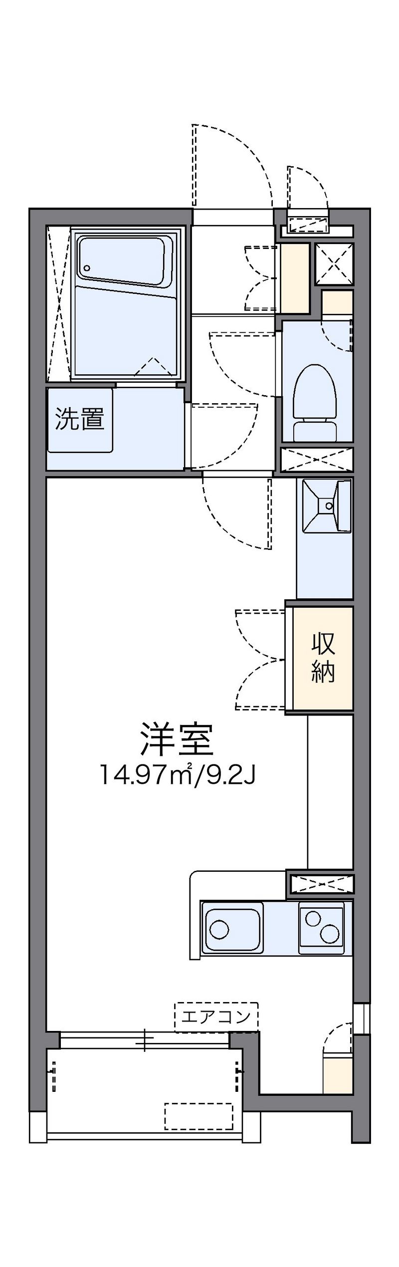 レオネクストシュエットフルール 間取図