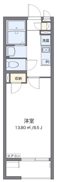 クレイノ寅新田 間取り図