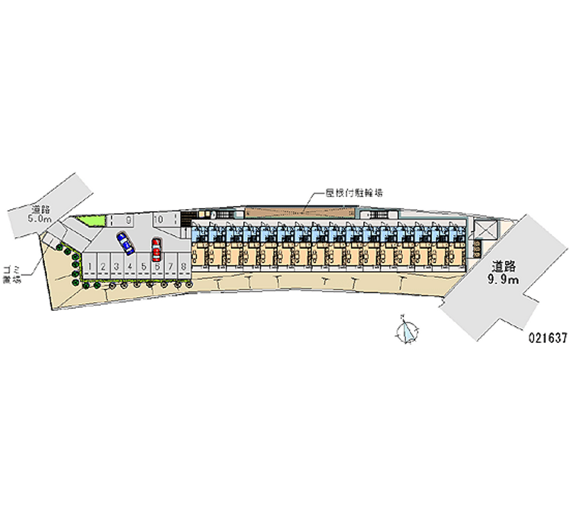 レオパレスＬＡＨＡＩＮＡ 月極駐車場