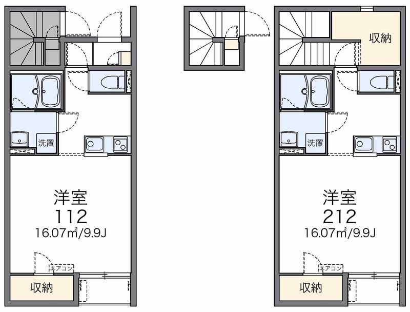レオネクストグレイス　Ⅱ 間取図