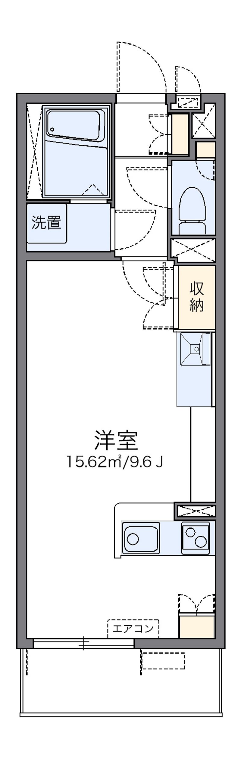 レオネクストリバーサイドⅡ 間取図