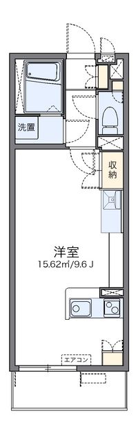 レオネクストリバーサイドⅡ 間取り図