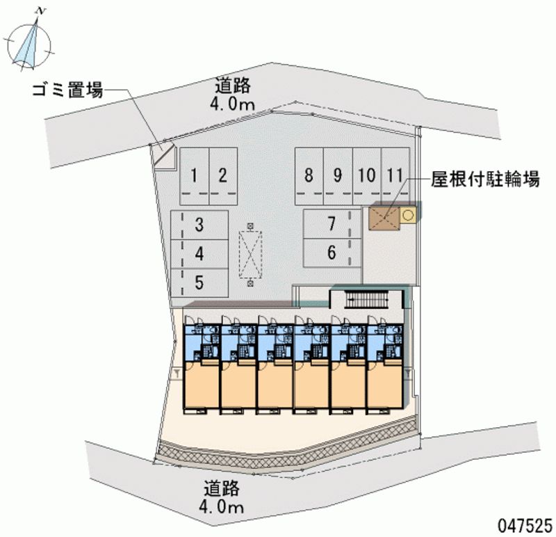 レオパレスコタン　Ｕ 月極駐車場