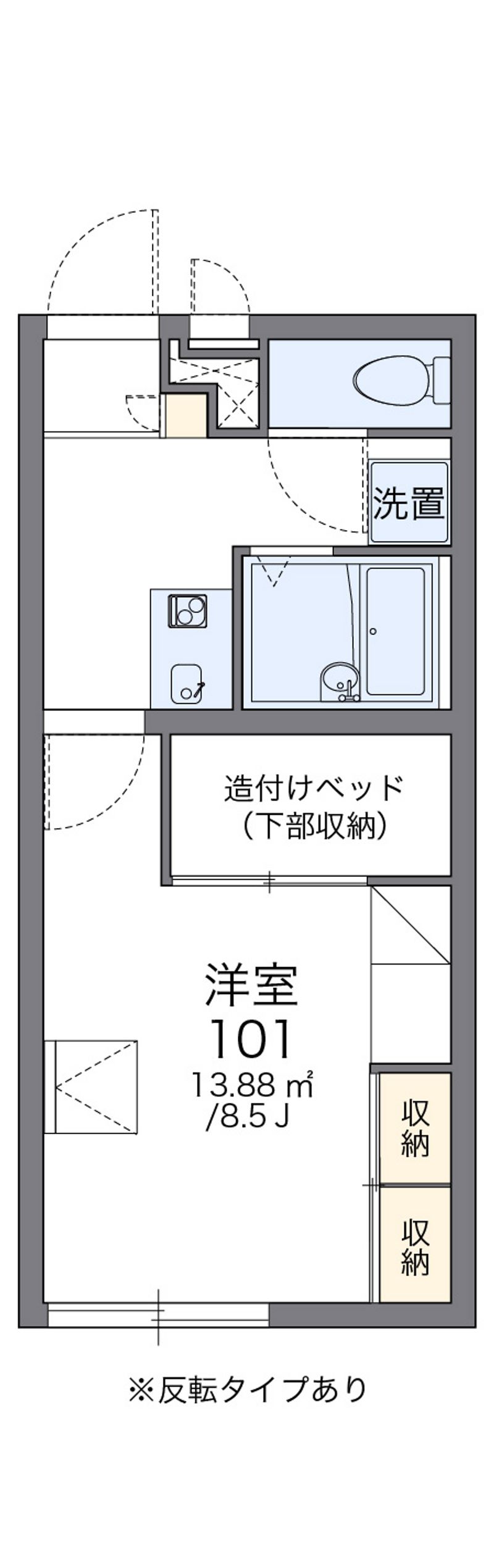 レオパレス今井 間取図