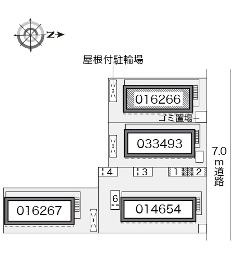 レオパレスＴＥＮ 駐車場