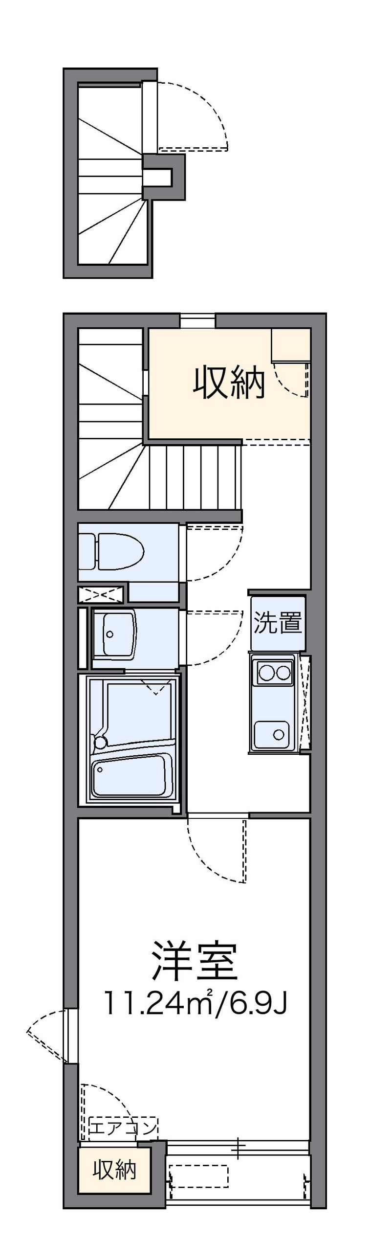 レオネクスト二番 間取図
