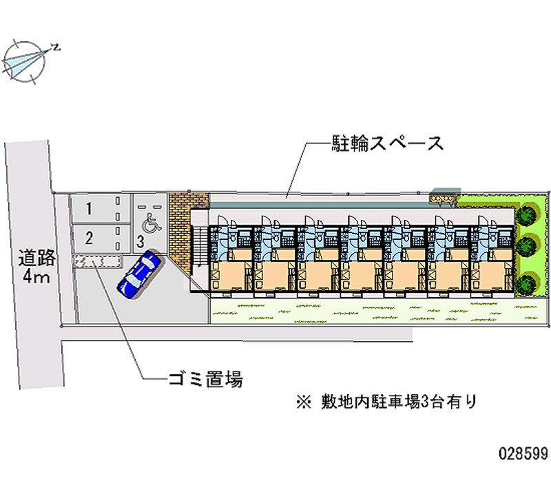 レオパレスサカエ 区画図