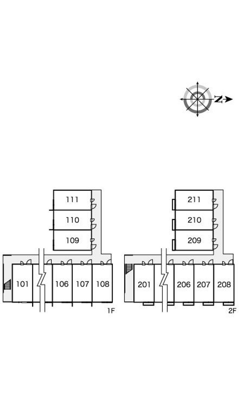 レオパレスＴＳＵＧＩＭＵＲＡ 間取配置図