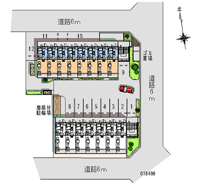 16496 Monthly parking lot