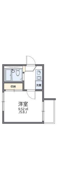 レオパレスコウナン 間取り図