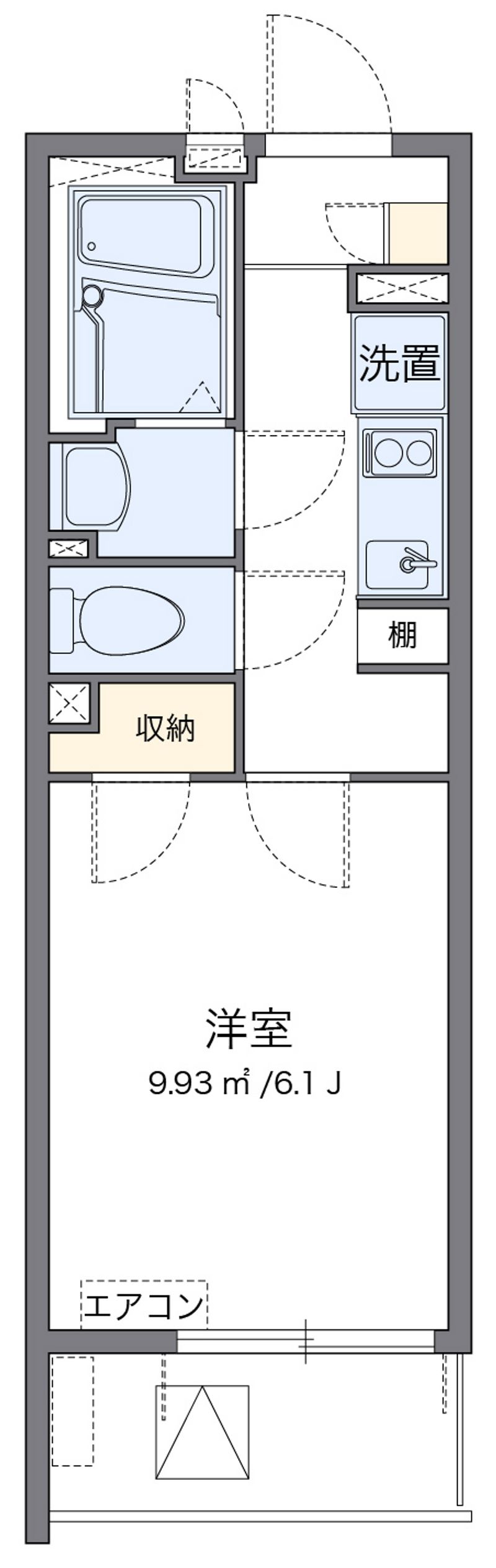 クレイノＣＯＭＦＯＲＴ　Ｓ 間取図