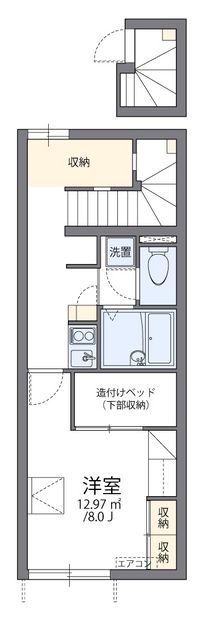 レオパレスサンライフ五十嵐 間取り図