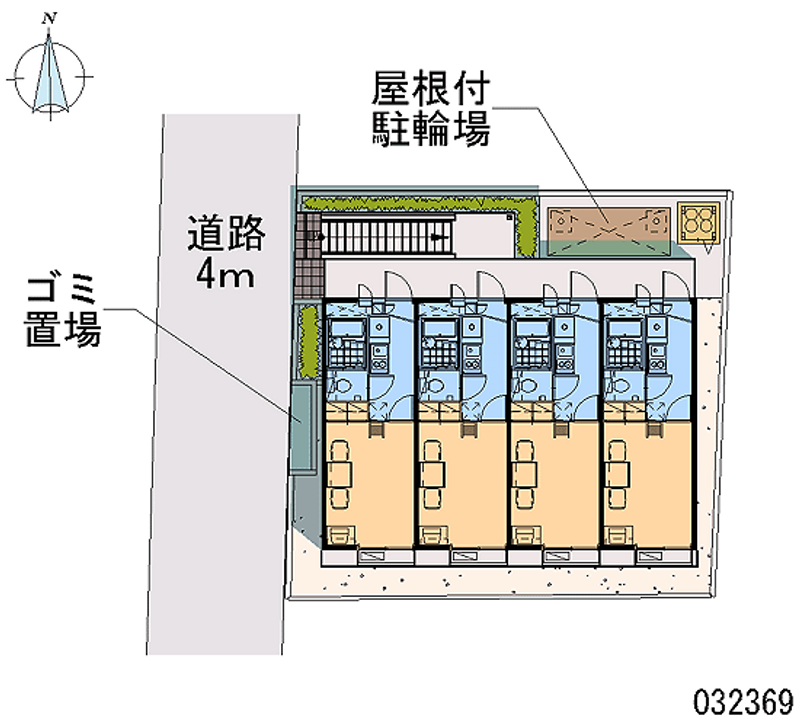 レオパレスヴァン 区画図