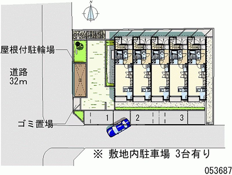 レオネクスト前浜 月極駐車場