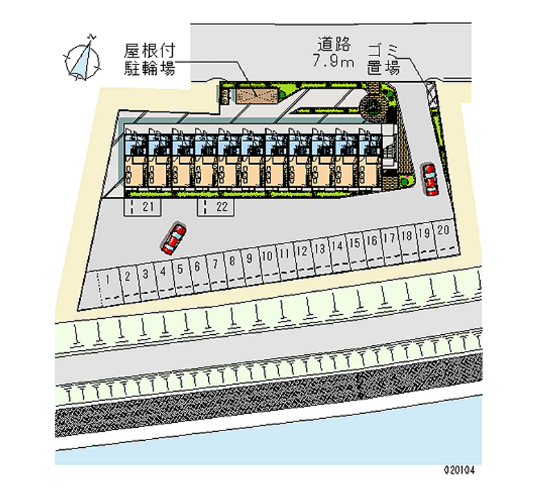 20104 Monthly parking lot