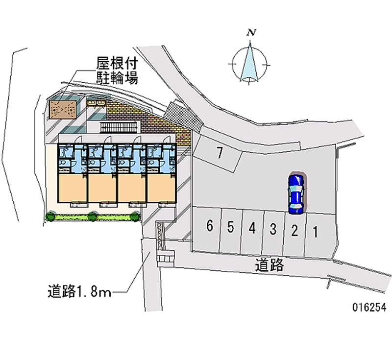 レオパレスサーンハウス 区画図