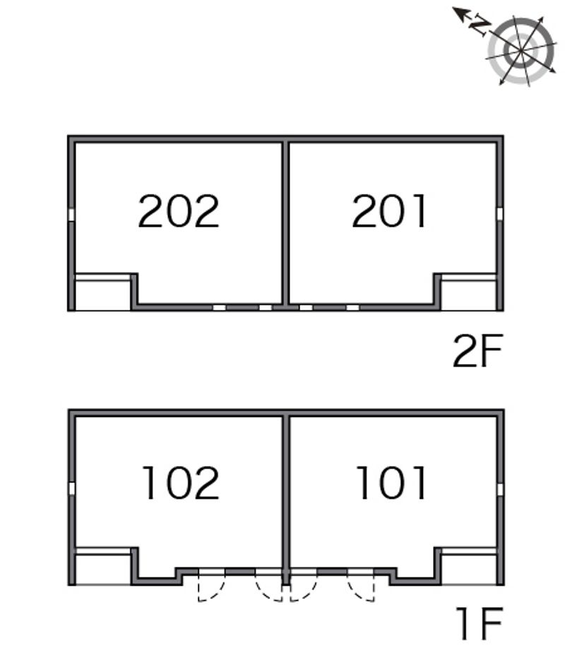 レオネクスト川原２ 間取配置図