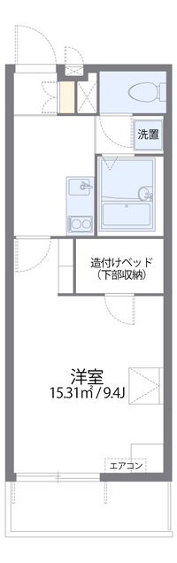 レオパレス博多豊Ⅱ 間取り