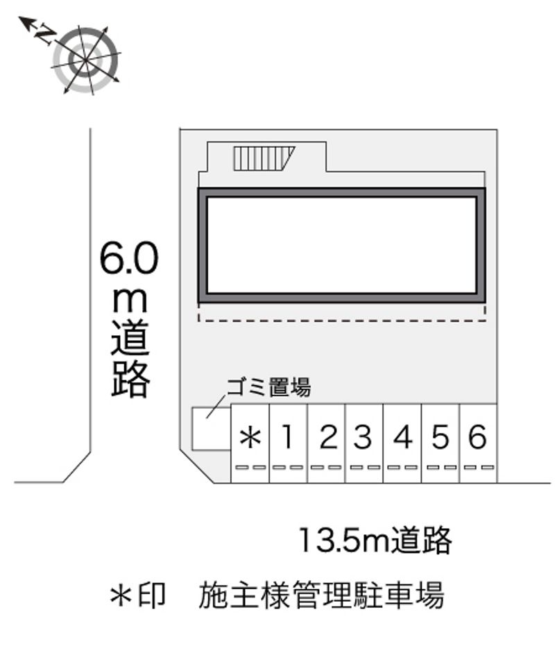 レオパレスラヴェンナ 配置図