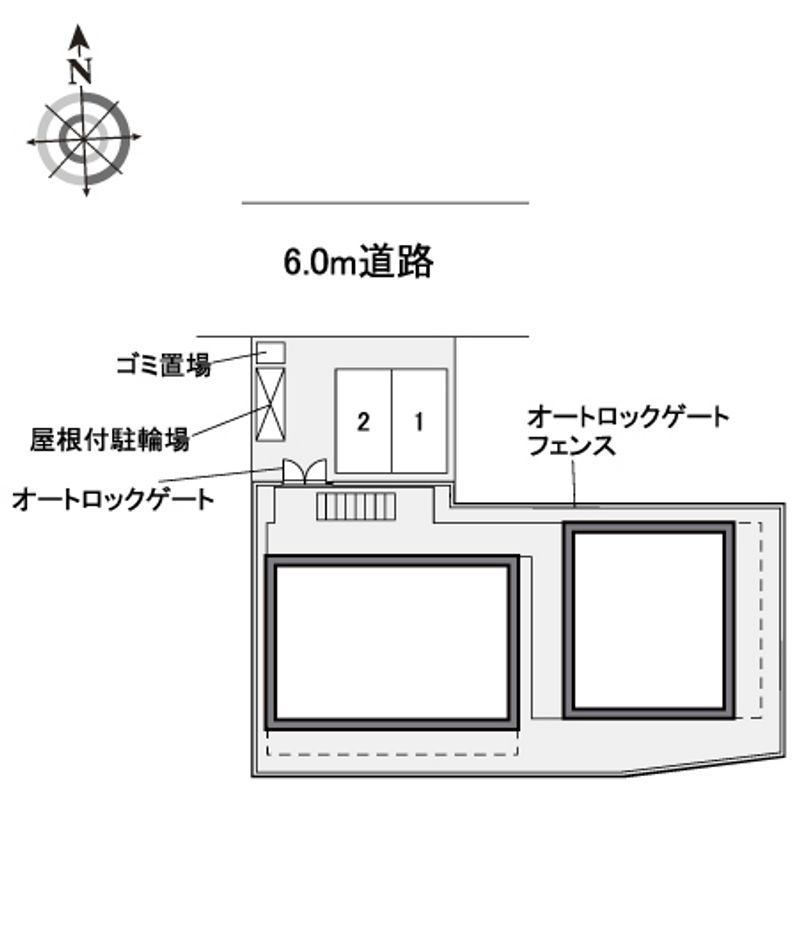 レオパレス中柴 配置図