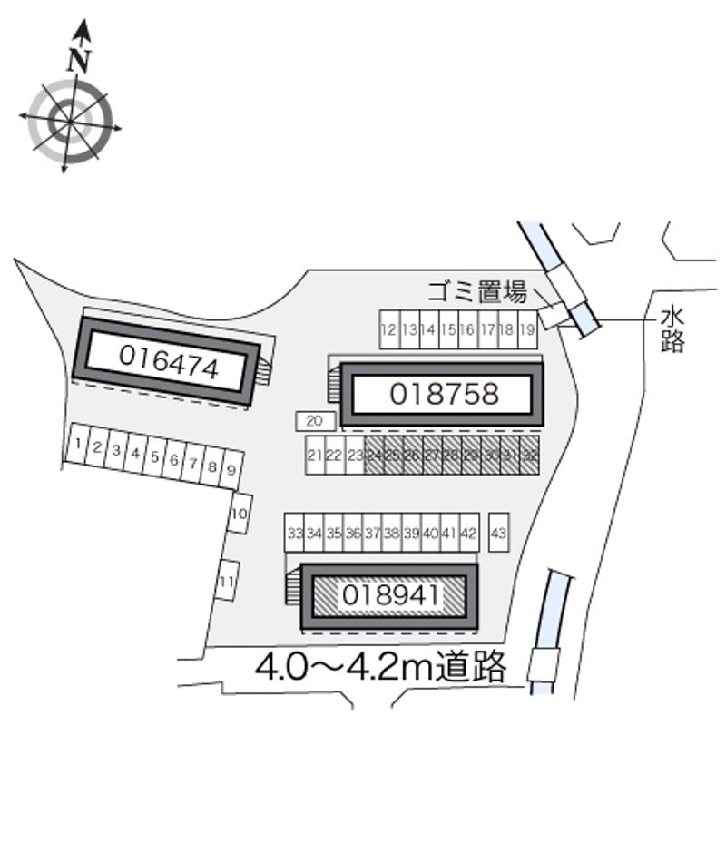 レオパレス恵比須Ⅲ 配置図