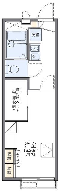 レオパレスアルモニ 間取り図