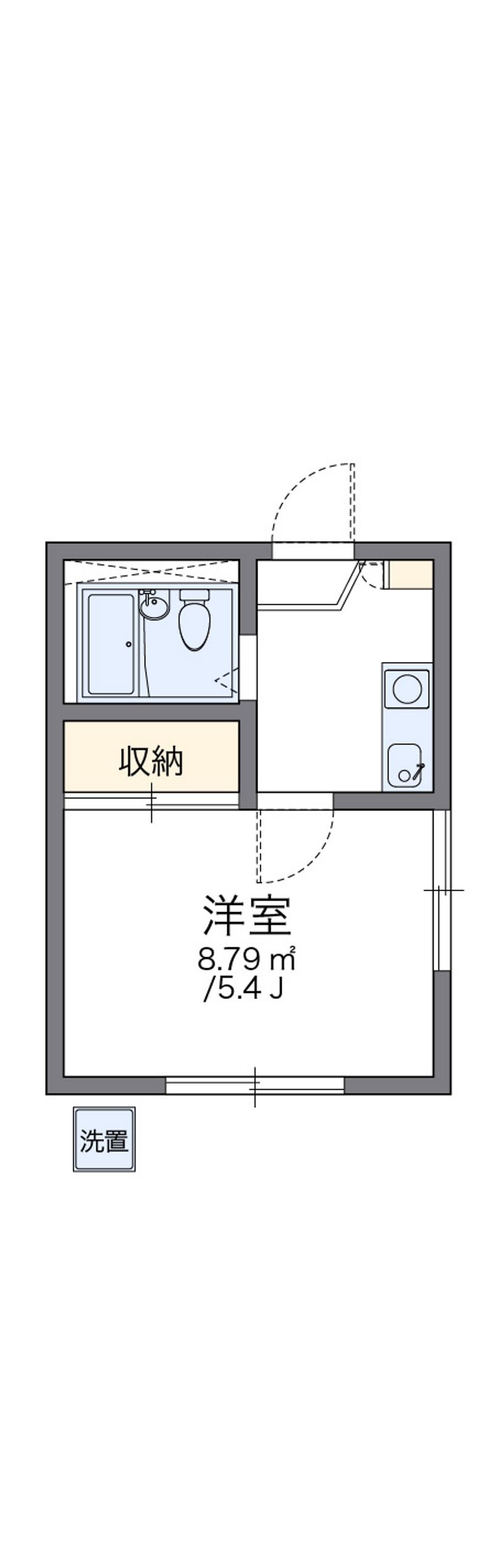 レオパレス横田 間取図