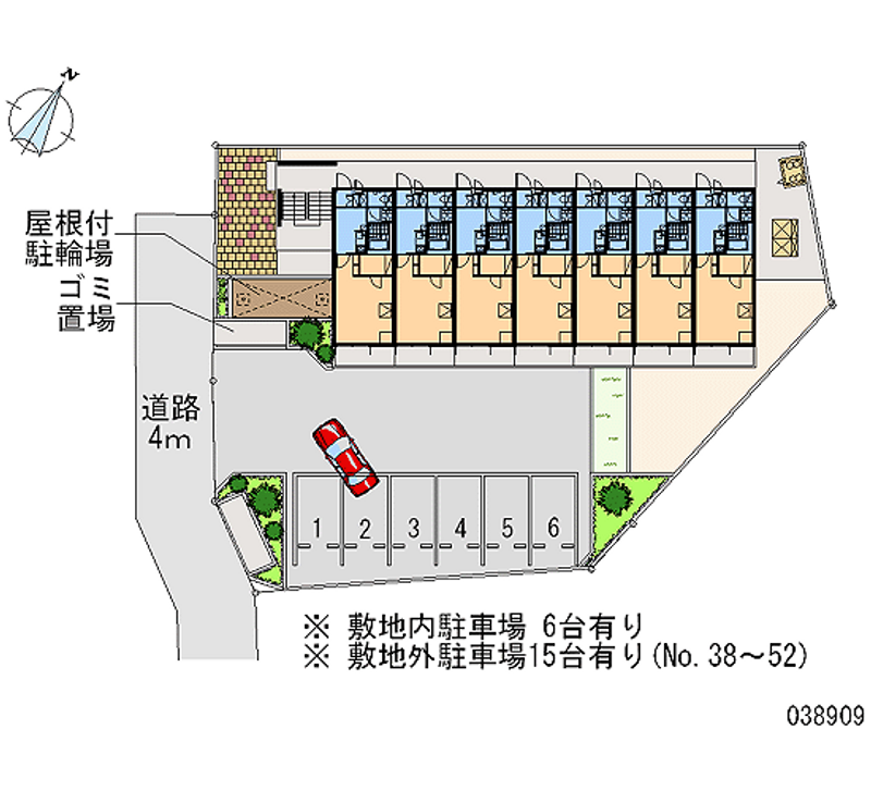 38909 Monthly parking lot