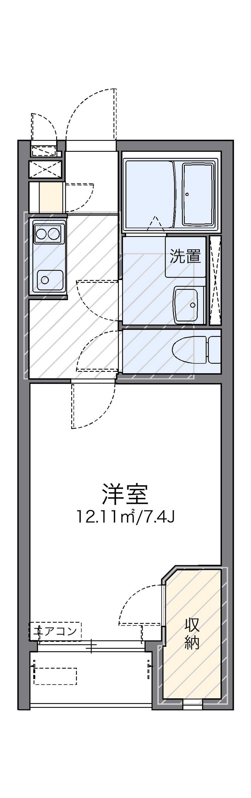 レオネクストアダチ 間取図