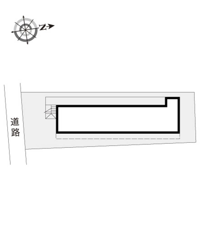 レオパレス新伊丹第２ 配置図