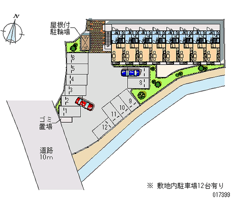 レオパレスリジェール 月極駐車場