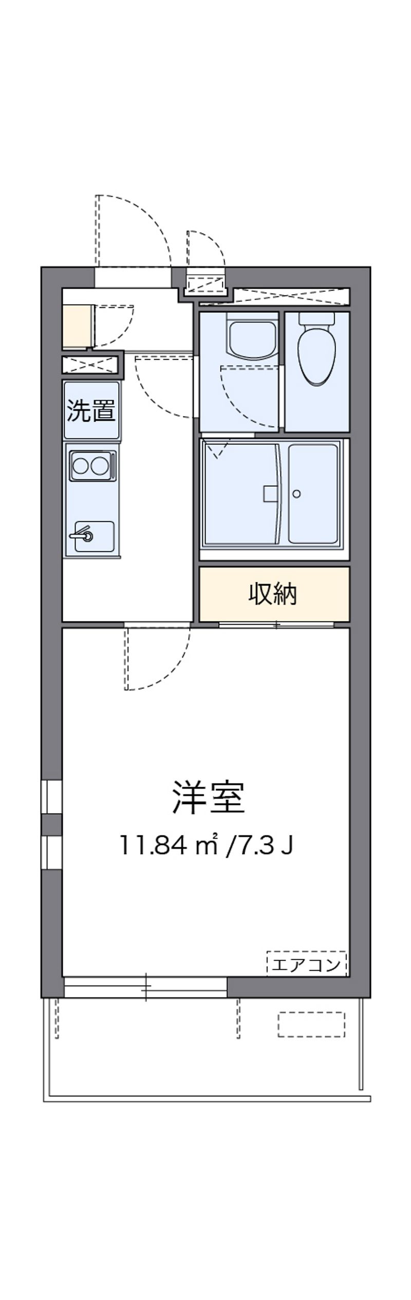 クレイノサニープレイス 間取り