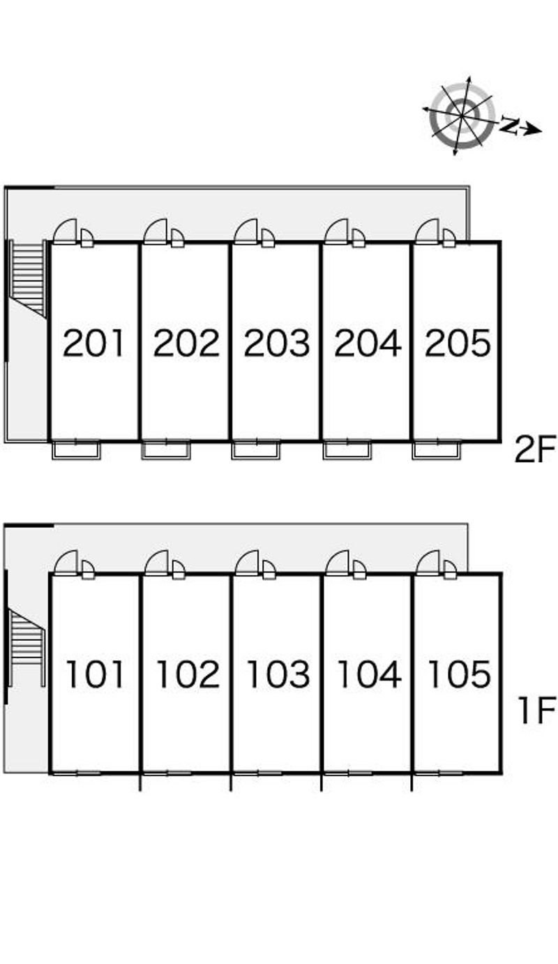 レオパレスタマルソネット 間取配置図