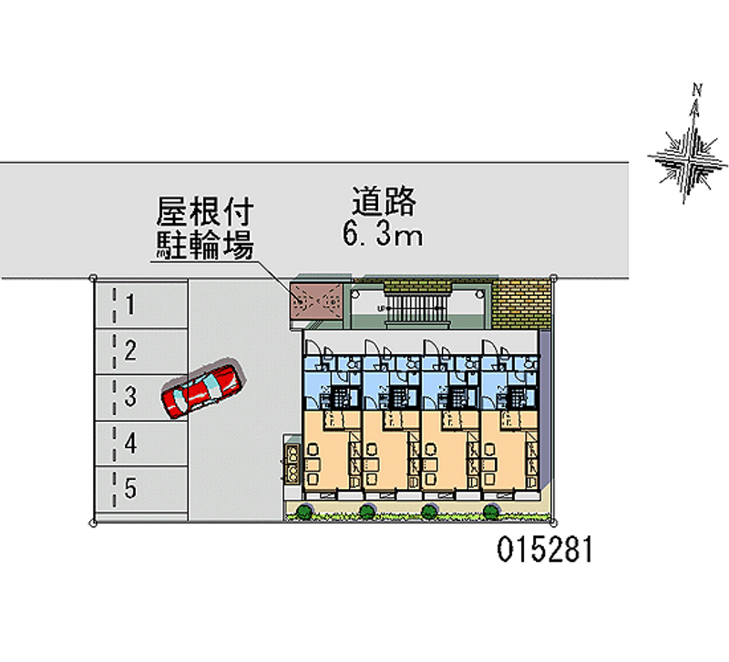 レオパレス翔 月極駐車場