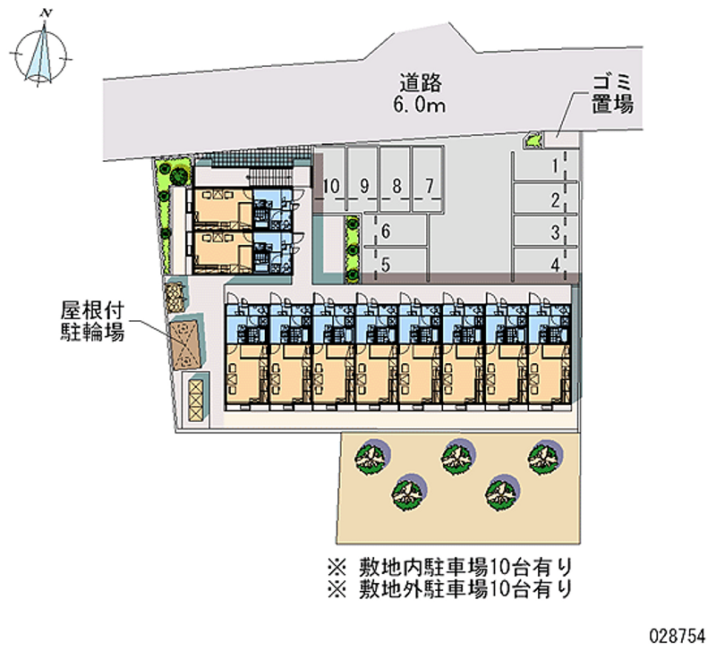 28754 Monthly parking lot