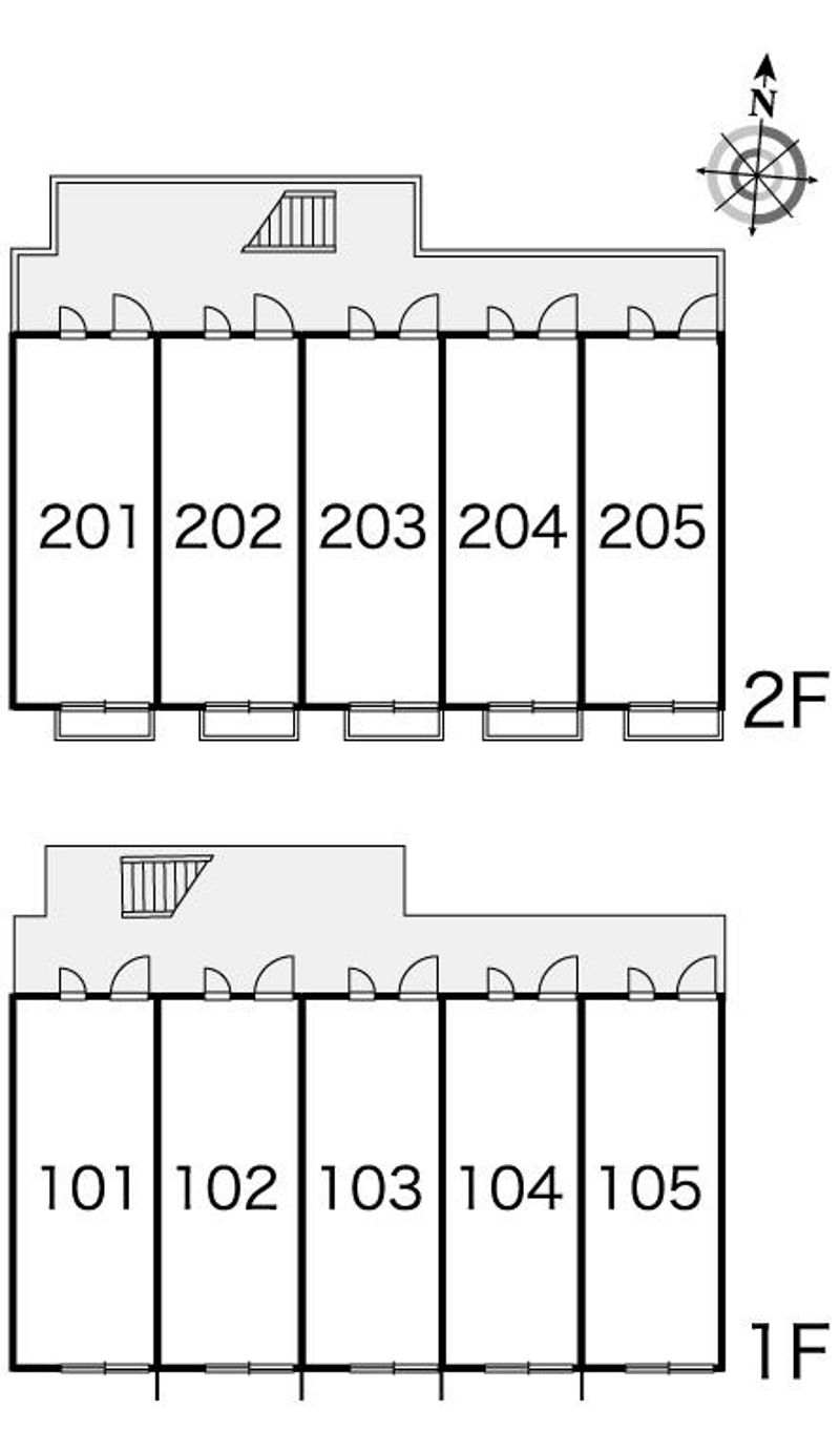 レオパレス橘 間取配置図